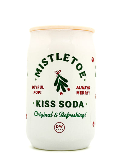 Mistletoe Kiss Soda Scented Candle | DW Home