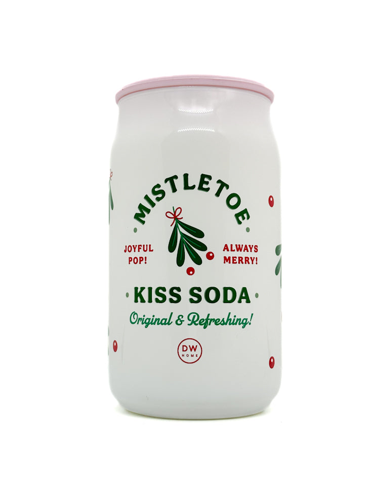 Mistletoe Kiss Soda Scented Candle | DW Home