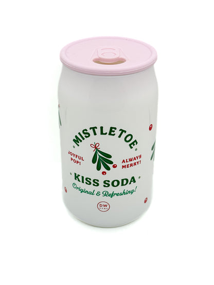 Mistletoe Kiss Soda Scented Candle | DW Home