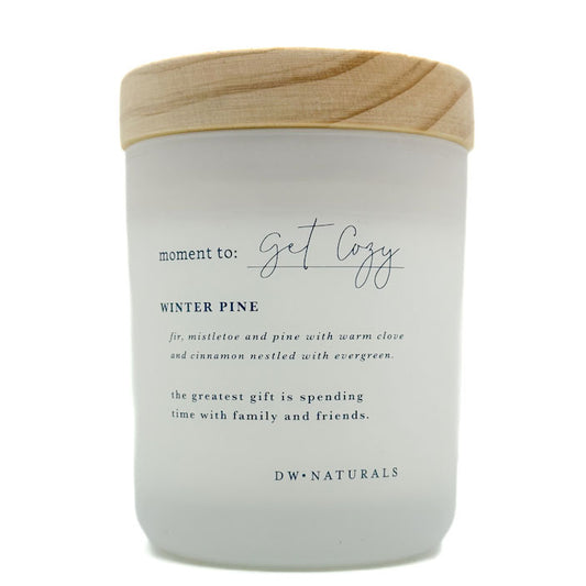 Moment To Get Cozy - Winter Pine Scented Candle |  DW Home