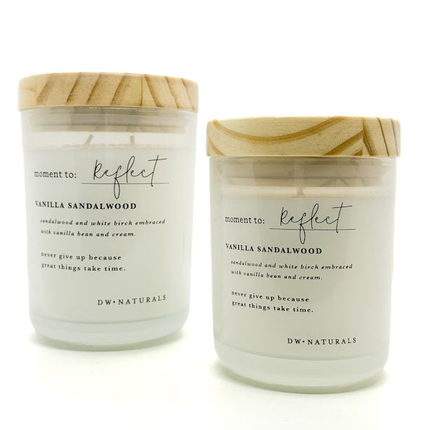 Vanilla Sandalwood - 'Moment to Reflect' Scented Candle | DW Home