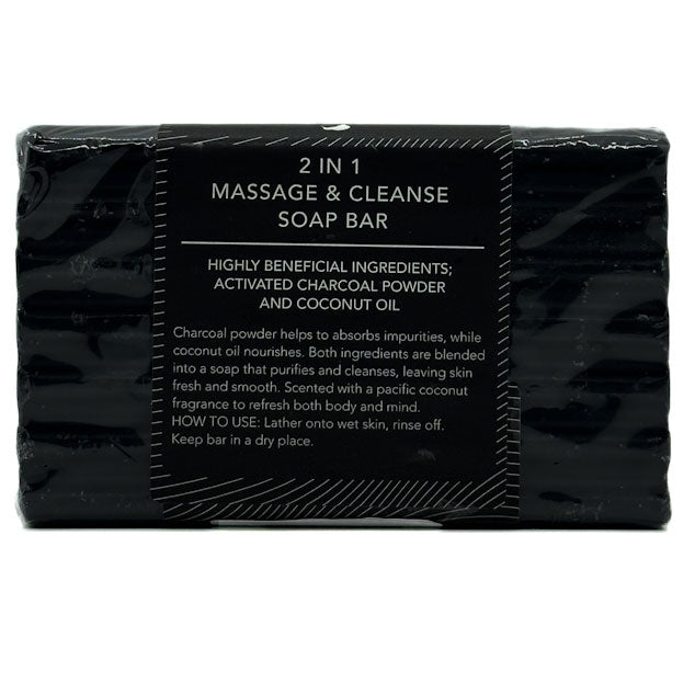 Charcoal & Coconut 2 IN 1 Massage & Cleanse Soap