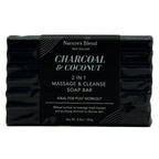Charcoal & Coconut 2 IN 1 Massage & Cleanse Soap | Nature's Blend