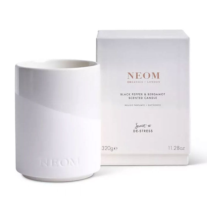 NEOM Black Pepper & Bergamot Scented Candle - 320g | DONUM EST