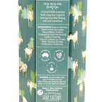 Packaging of New Zealand Soap Factory soap with goat illustrations and text.