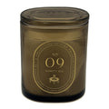 DW Home - Ninety Six No 9 Brown candle jar with gold label on a white background