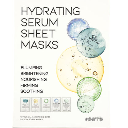 OOTD Hydrating Serum Sheet Masks Starter Kit