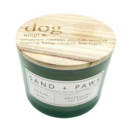 Ocean Mist Scented Candle | SAND + PAWS - DOG EDITION