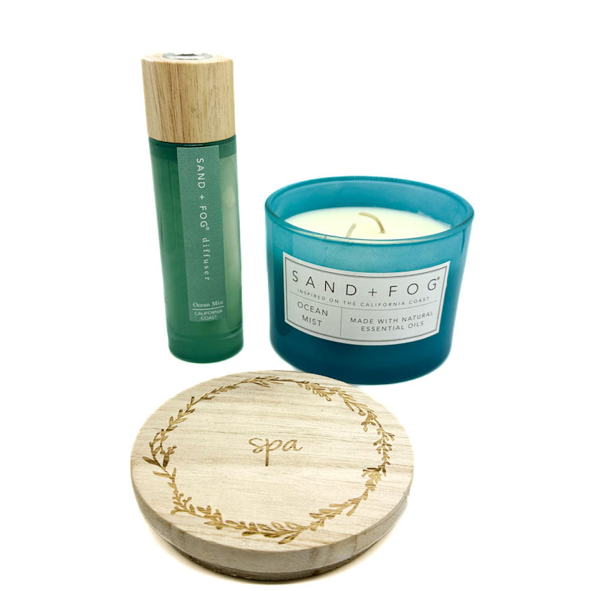 Ocean Mist Scented Candle - Room Spray - Diffuser | SAND + FOG