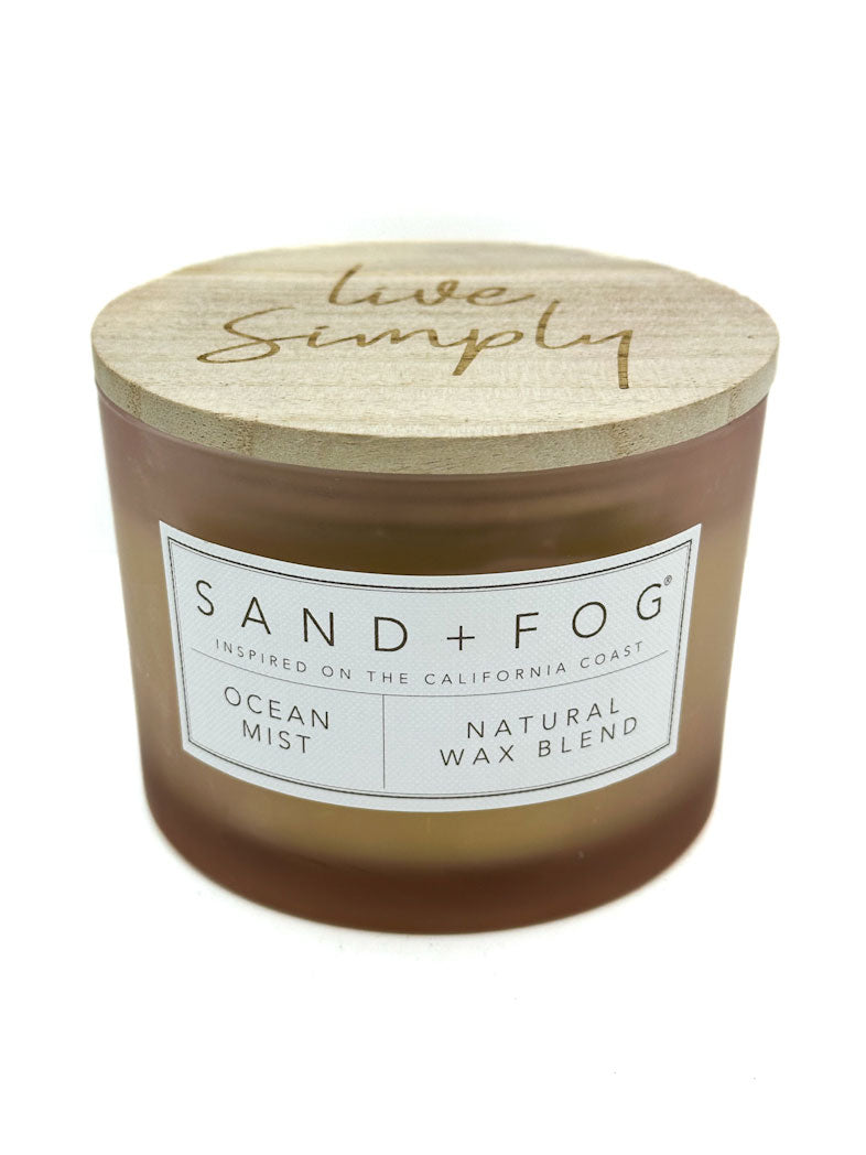 Ocean Mist Scented Candle | SAND + FOG