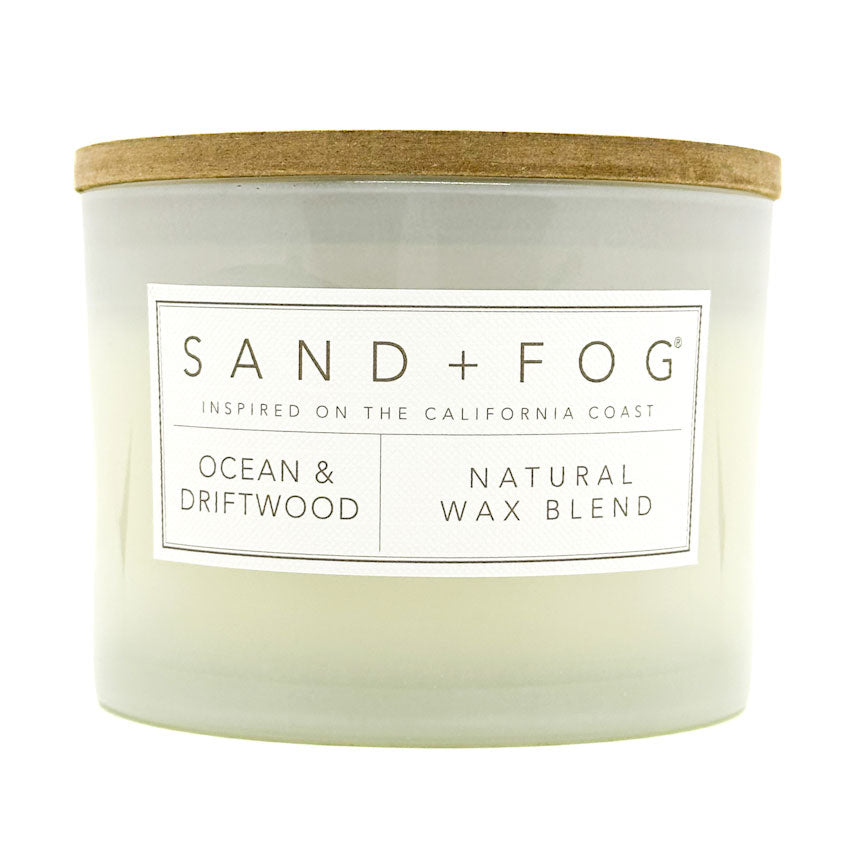 Ocean & Driftwood Scented Candle | SAND + FOG