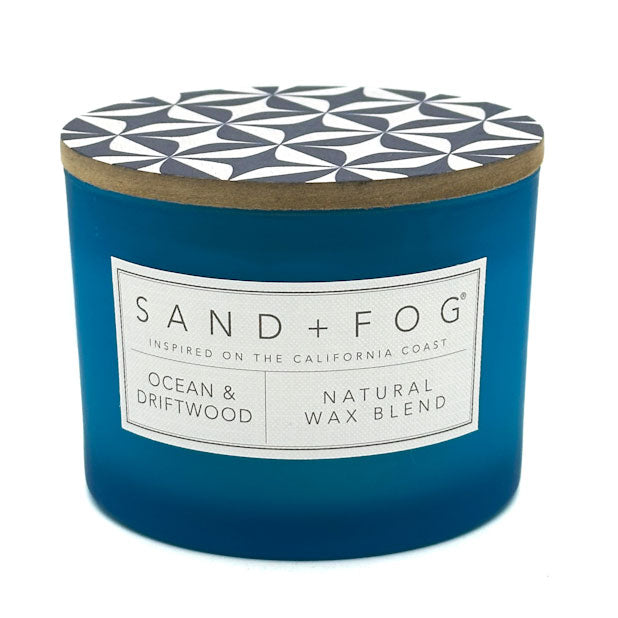 Ocean & Driftwood Scented Candle | SAND + FOG