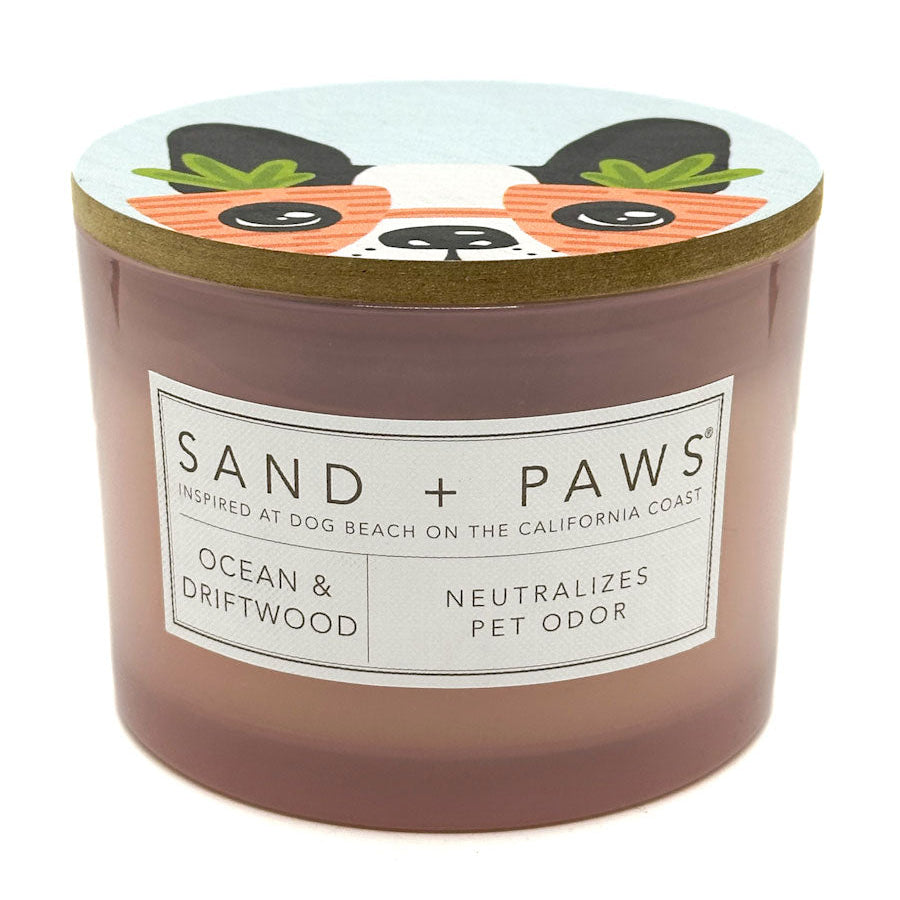 Ocean & Driftwood Scented Candle | SAND + PAWS