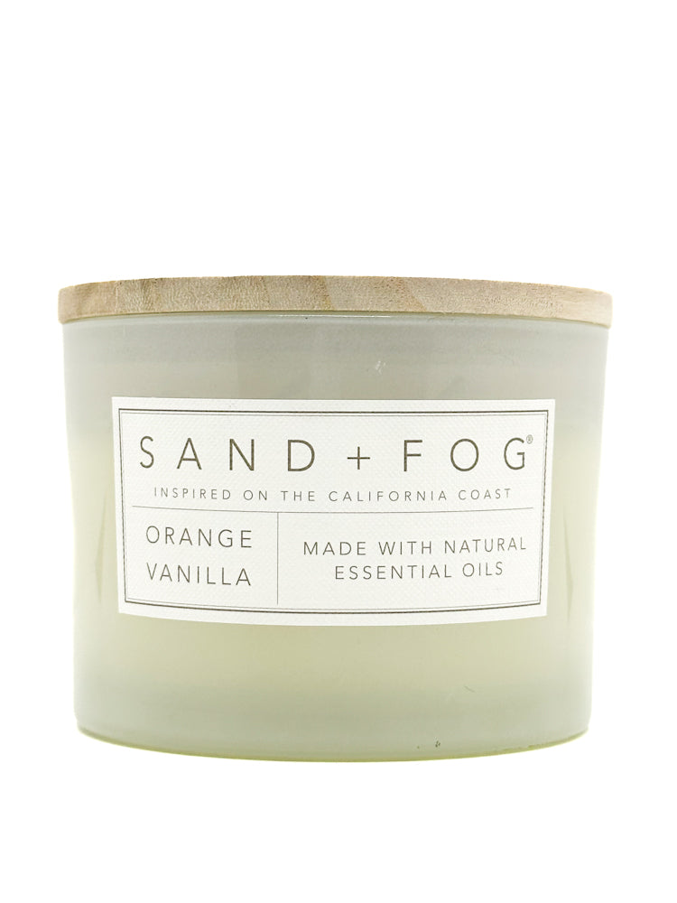 Orange Vanilla Scented Candle | SAND & FOG