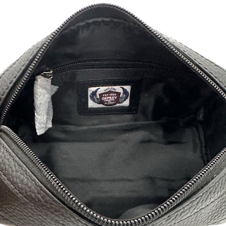 OSPREY LONDON Medium Leather Washbag