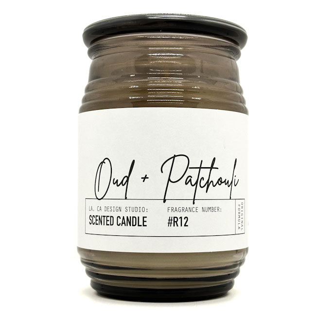 Oud + Patchouli Scented Candle | East West
