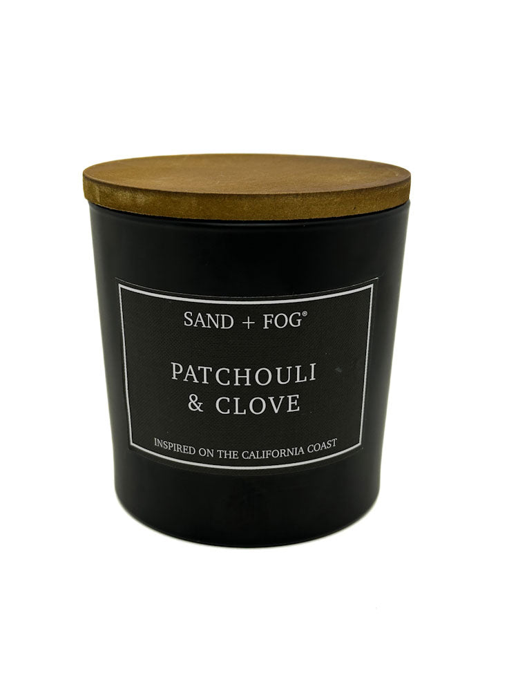 Patchouli & Clove Scented Candle | SAND + FOG