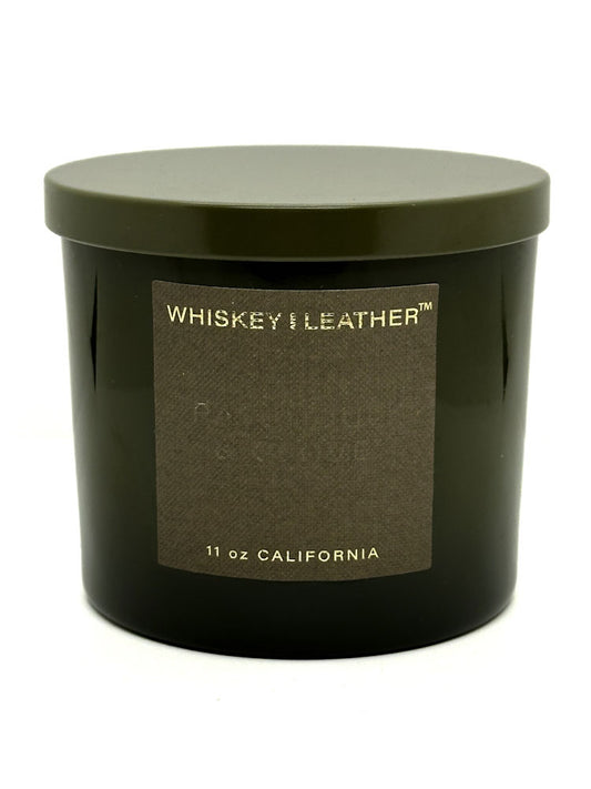 Patchouli & Clove Scented Candle | WHISKEY AND LEATHER