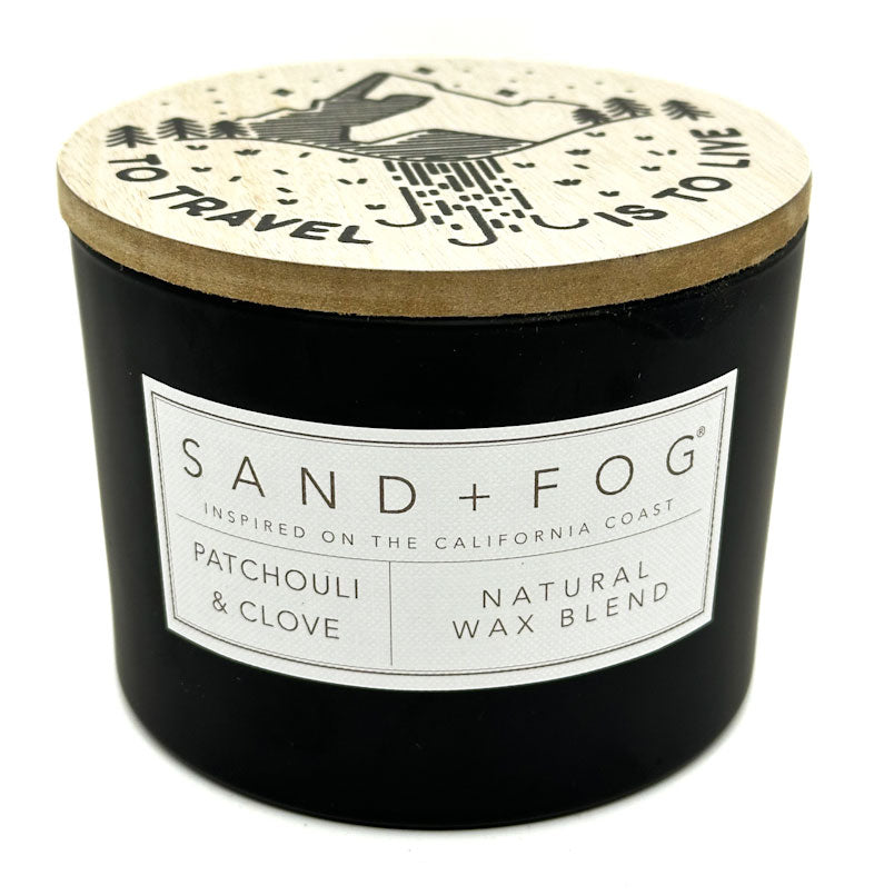 Patchouli & Clove Scented Candle | SAND + FOG