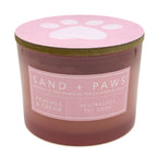 Peaches & Cream Pet Odour Neutralising Scented Candle | SAND + PAWS