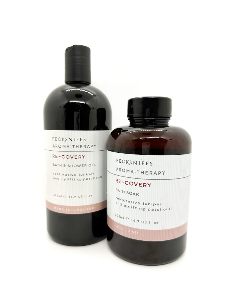 PECKSNIFFS Aromatherapy RE-COVERY Bath Soak & Shower Gel