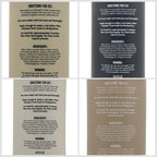 Set of pet shampoo packaging with directions, ingredients, and warnings.
