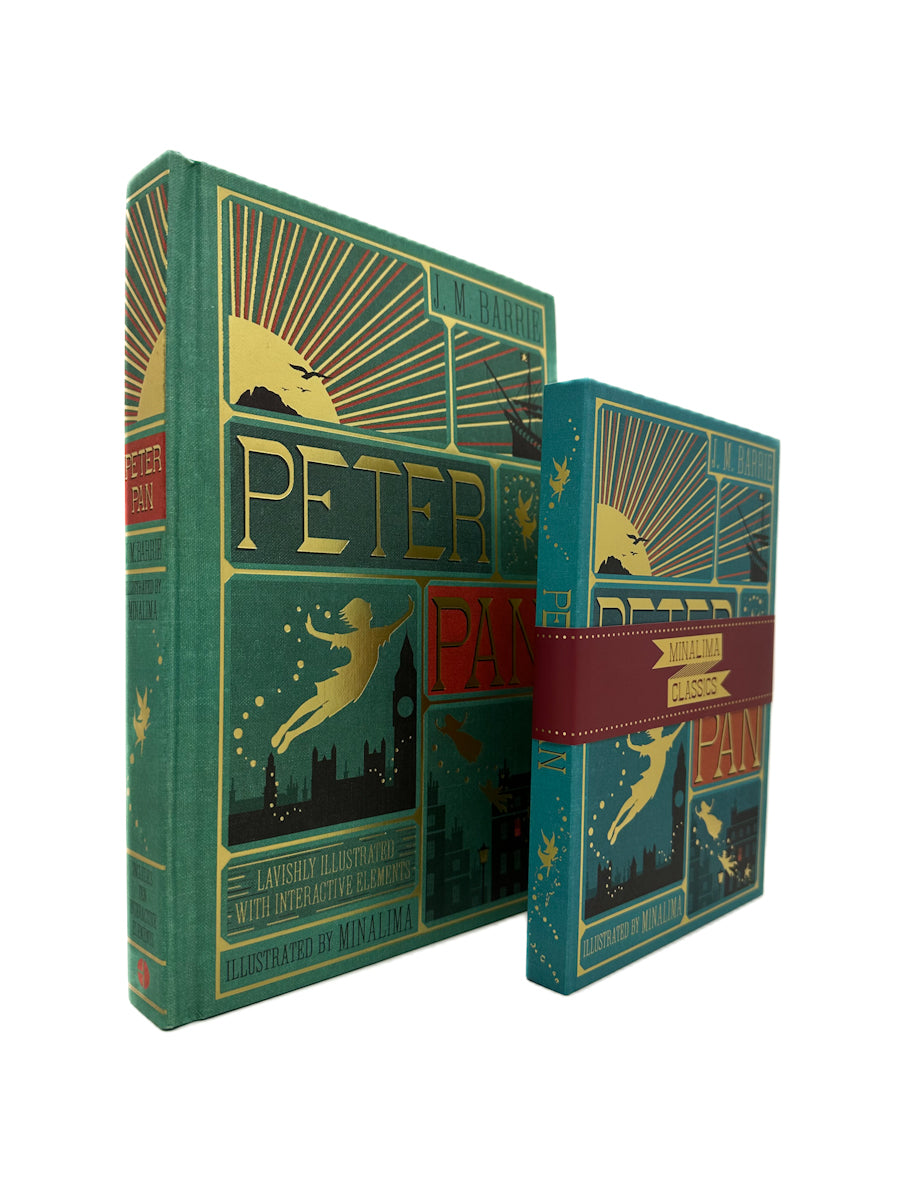 Peter Pan J. M. Barrie MinaLima Edition Illustrated with Interactive Elements Book & Notebook