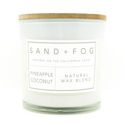 Pineapple Coconut Scented Candle 595g | SAND + FOG