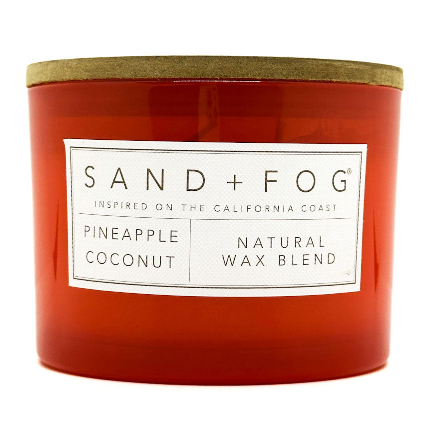Pineapple Coconut Scented Candle | SAND + FOG