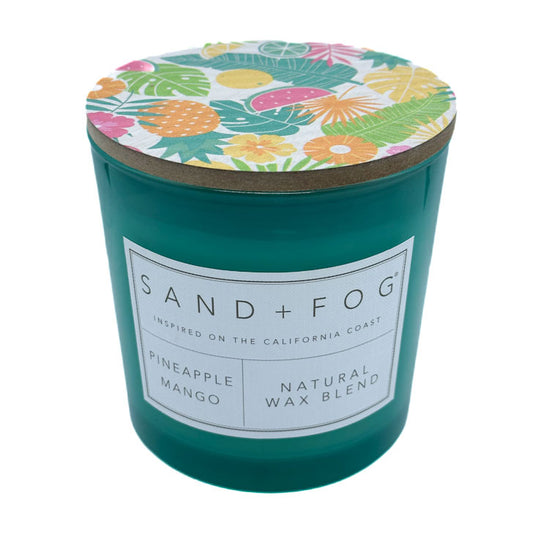 Pineapple Mango Scented Candle | SAND + FOG