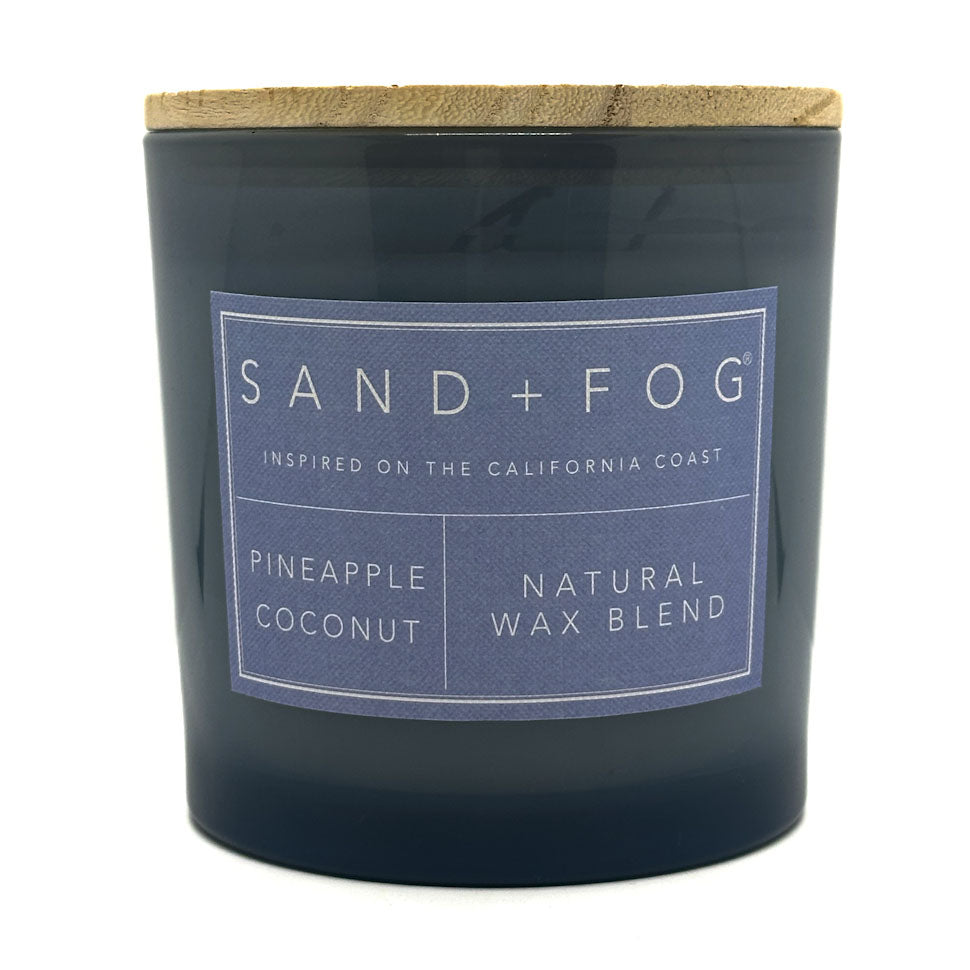 SAND + FOG Blue Pineapple Coconut large candle