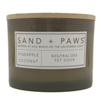 Pineapple Coconut Candle - Grey - SAND + PAWS II