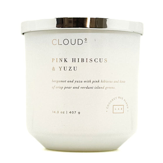 Pink Hibiscus & Yuzu Scented Candle | LAB