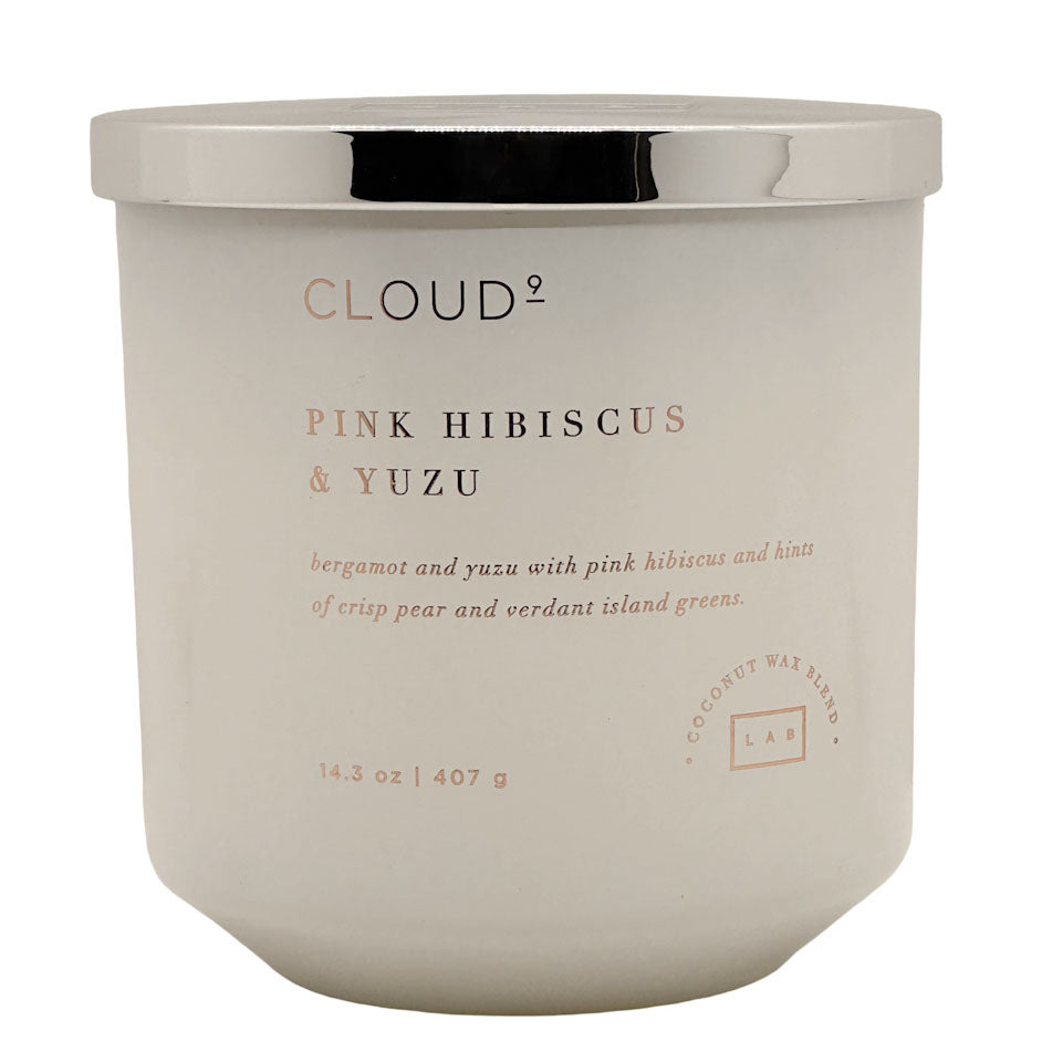 Pink Hibiscus & Yuzu Scented Candle | LAB