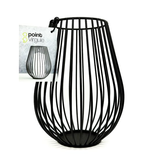 Point Virgule - Black Metal Candle Holder