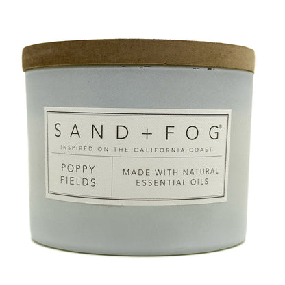 Poppy Fields Scented Candle | SAND + FOG