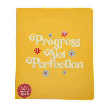 Ban.do Progress Not Perfection Weekly Updated Planner