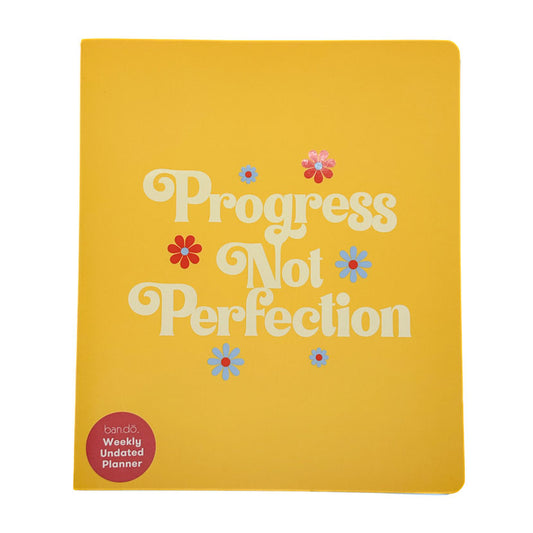 Ban.do Progress Not Perfection Weekly Updated Planner