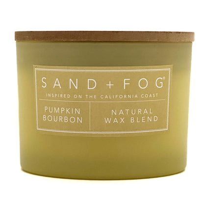 Pumpkin Bourbon Scented Candle - SAND  + FOG