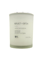 Reflect + Detox - Vanilla Lemongrass Scented Candle | Wolf and Lamb Candles