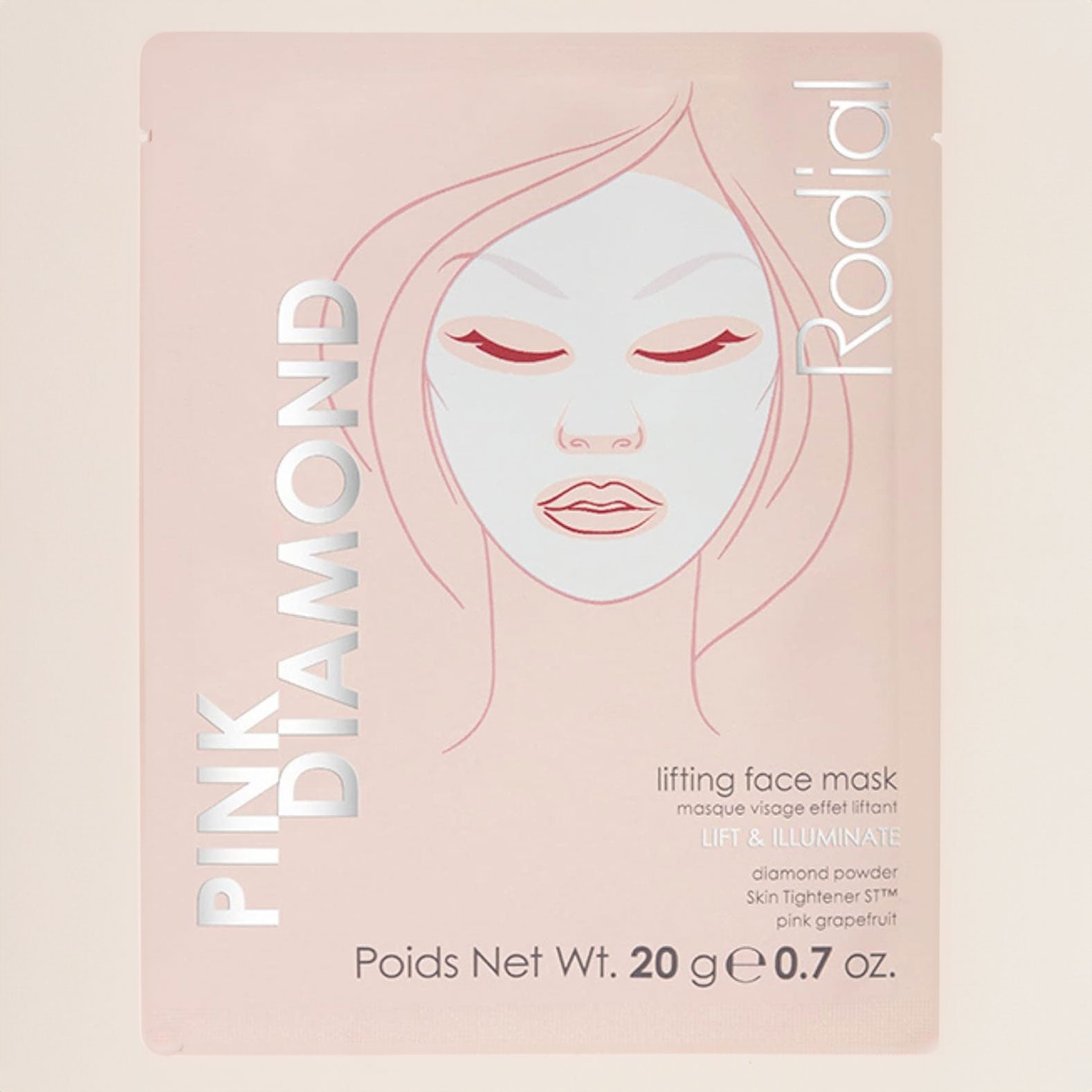 Pink Diamond Instant Lifting Face Mask | RODIAL