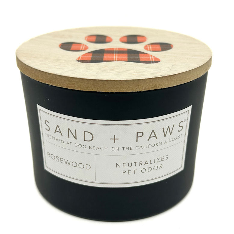 Rosewood Scented Candle - SAND + PAWS