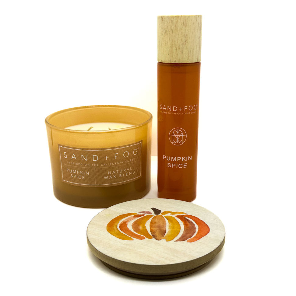 SAND & FOG Pumpkin Spice Candle & Room Spray