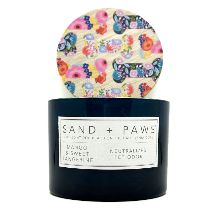 Mango + Sweet Tangerine Scented Candle | SAND + PAWS