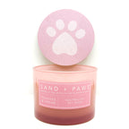 Peaches & Cream Pet Odour Neutralising Scented Candle | SAND + PAWS