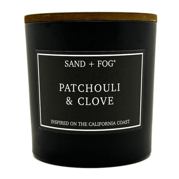 Patchouli & Clove Scented Candle | SAND + FOG