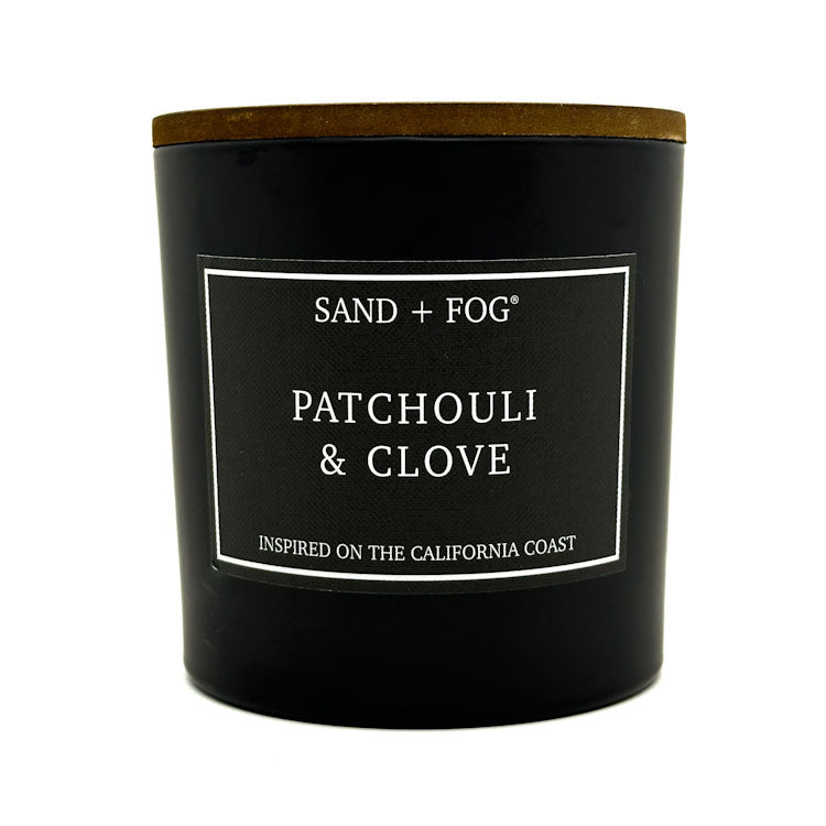 Patchouli & Clove Scented Candle | SAND + FOG