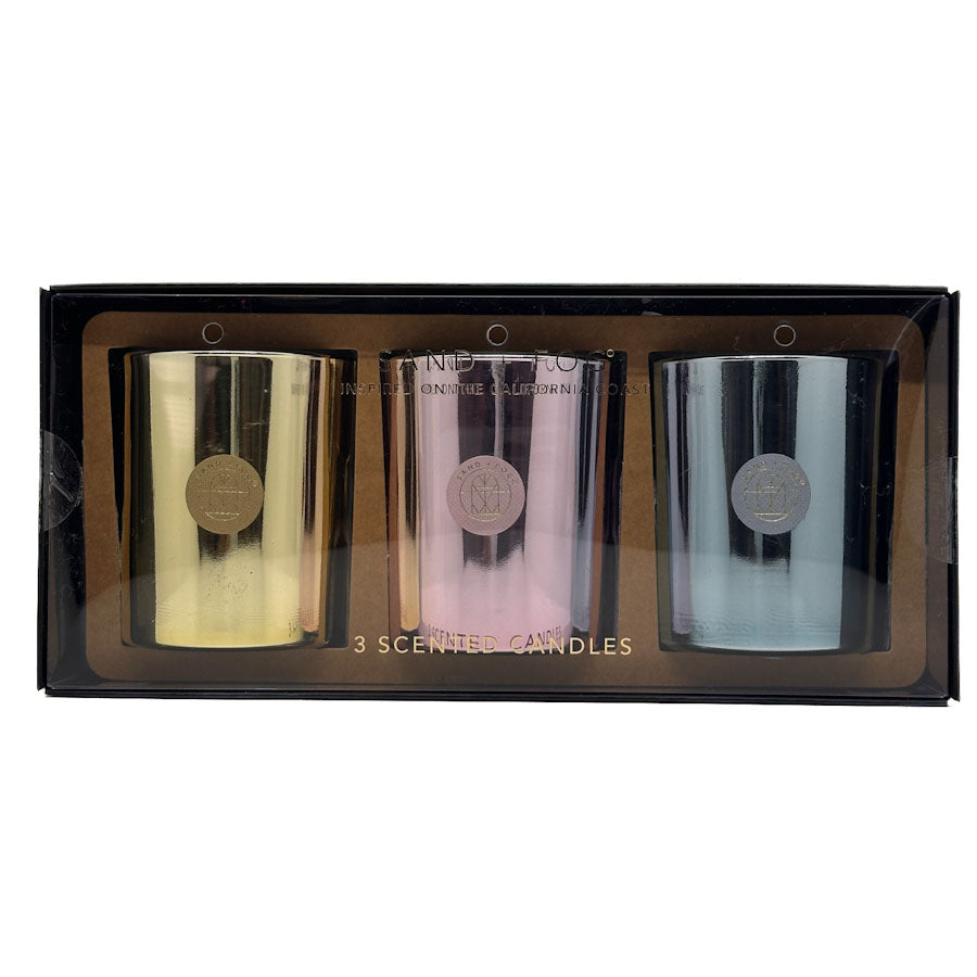 SAND + FOG Scented Candle Gift Box - Pack of 3