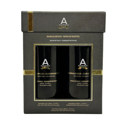 Sandalwood Shower Gel & Shampoo Gift Box - Alchimia