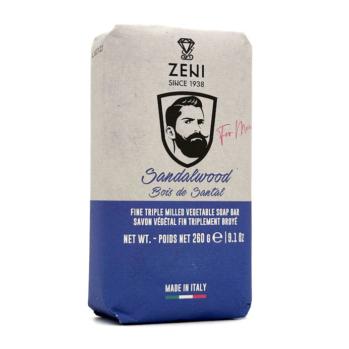 Zeni Italian Vegetable Soap For Men - Sandalwood | DONUM EST